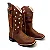 Bota Texana Country Americana Marrom com Bainha e Faca - Imagem 1