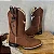 Bota Texana Country Touro Com kit Bainha e Faca - Imagem 1