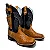 Bota Texana Country Avestruz Touro Com kit Bainha e Faca - Imagem 1