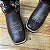 Bota Texana Flores Couro Marrom Cano Tradicional - Imagem 2