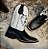 Bota Texana Couro Nelore Preto e Branco - Imagem 8