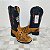 Bota Texana Cassino Com Baralho Preto - Imagem 3