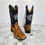 Bota Texana Cassino Com Baralho Preto - Imagem 2