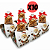 Castanha de Caju Caramelizada Lembrancinha de Natal Kit 10un | Presente Brinde de Natal - Imagem 1