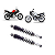 Amortecedor Traseiro Yamaha YBR 125 - Envio Imediato - Imagem 2