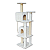 Arranhador para Gatos Torre Toca Casa Grande 4 Andares Luxo Cama Poste Sisal Brinquedo - Imagem 1
