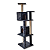 Arranhador para Gatos Torre Toca Casa Grande 4 Andares Luxo Cama Poste Sisal Brinquedo - Imagem 2