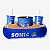 Kit Almofada Porta Pipoca - Sonic - Imagem 1