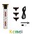 Maquina De Acabamento Hair Trimmer Profissional Kemei Km 1969 - Imagem 2