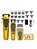 Kit Máquina de Cortar Cabelo Profissional Kemei + Máq.Acabamento + Shaver KM-8551 - Imagem 2