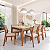 Conjunto Sala de Jantar Baobá  c/ Vidro e  Cadeiras - Imagem 1