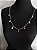 Colar Choker Triângulos em Prata 925 - 35cm + Extensor - Imagem 2