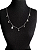 Colar Choker Triângulos em Prata 925 - 35cm + Extensor - Imagem 4