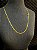 Corrente Piastrine 2,2mm Banhado a Ouro 18k 60cm - Imagem 1