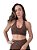 Conjunto Animal Print Marrom - Legging + Top - Imagem 1
