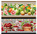 Tricoline digital Frutas deliciosas (0,55cm x 1,50 de largura) - Imagem 3