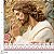 Tricoline digital 3D Jesus com frases (0,55cm x 1,50 de largura) - Imagem 1