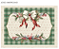 Tricoline digital Natal, Coleção Laços, Jogo americano (kit com 4 unidades) - Imagem 1