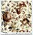 Tricoline Floral compose Marrom Esverdeado (55cm x 1,50) - Imagem 1