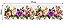 Decalques para tecido DTF GG Rosas 1 (57cm x 15cm) - Imagem 1
