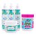 Kit Linha Cachos com Óleo de Coco e Óleo de Rícino + Gelatina Para Cachos Definidos - Imagem 1