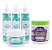 Kit Linha Cachos com Óleo de Coco e Óleo de Rícino + Gelatina Para Cachos Firmes - Imagem 1