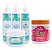 Kit Linha Cachos com Óleo de Coco e Óleo de Rícino + Gelatina Para Cachos Suaves - Imagem 1