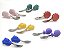 Primeiro Jogo de Colher e Garfo em Silicone e Inox - Imagem 1