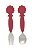 Jogo de Colher e Garfo (em Silicone e Inox) - Imagem 4