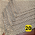Jogo Americano em Jacquard para 6 lugares com Caminho - 7 Peças - Imagem 6