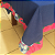 Toalha de Mesa com borda em Chita 1,50X1,50 – mesa quadrada - Imagem 3