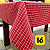 Toalha de Mesa Quadrada Pic Nic 4 lugares Tear 0,90X0,90 - Imagem 2