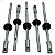 Alavanca De Engate Rápido Curta Vw Gol G1 A G4 Turbo Rua Pista Poke Parts - Imagem 3