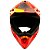 Capacete ASW Core Legacy Vermelho/Cinza - Imagem 2