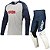 Kit Calça + Camisa Leatt MTB Cinza/Azul - Imagem 1