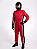 Macacão Sem Forro Modelo FOX 2 - Cor 1: Vermelho Cor 2: Preto Cor 3: Branco - Imagem 1