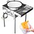 Fogão Fritador Fritadeira em Aço Inox Com Tacho e Escorredor - Imagem 1