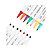 kit 48 uni Canetinha de Colorir tipo Marca Texto - Imagem 1
