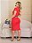 Vestido Canelado De Ribana Moda Feminina Roupa Com Estilo - Imagem 8