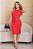 Vestido Canelado De Ribana Moda Feminina Roupa Com Estilo - Imagem 9