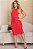 Vestido Canelado De Ribana Moda Feminina Roupa Com Estilo - Imagem 2