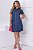 Vestido Jeans com Botões - Estilo Sofisticado e Conforto para Todas as Ocasiões! - Imagem 4