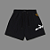 Shorts Barra Crew Assinatura Logo Refletivo Preto - Imagem 3