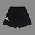 Shorts Barra Crew Assinatura Logo Refletivo Preto - Imagem 4