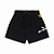 Shorts Barra Crew Assinatura Logo Refletivo Preto - Imagem 1