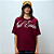 Camiseta MAD Enlatados Cursiva Bordô - Imagem 4