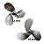 HELICE 3 PAS B2T 5.0 / B4T 5.5 / 6.5 BRANCO - Imagem 3