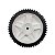 RODA PLÁSTICA CORTADOR WT65S / MB51E / RM70E / 90 / 550 / 650G / TRITURADOR TRR 250 260 280 TRAPP - Imagem 1