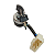 CHAVE PARTIDA COM MIOLO GERADOR B4T2500 / 3500 / 8000 / 9000E / 10000 / 12000 BRANCO - Imagem 2