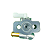 TORNEIRA COMBUSTÍVEL MOTOBOMBAS BD700 / 705 / 710 GERADORES BD2500 /  4000 / 6500 / 8000 /  W190E BRANCO - Imagem 2